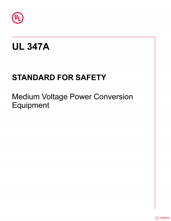 UL 347A PDF UL 347A PDF